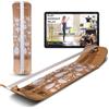 Gibbon Giboard Set Play White - Tavola di equilibrio completa Slackline, inclusa cinghia e sistema di tensione, in legno di faggio, FSC, design bianco minimalista & Fun