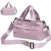 Hperu Mini borsa da ginnastica per donne, mini borsa da palestra 9.5x4.7x5,5 pollici Mini paffone in nylon, sacchetto pattinaggio portatile/tracolla/spalla con cinturino regolabile, borsa per palestra per