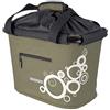 De Lux Blue Bird Cestino per Bici da Fissare al Manubrio, Grigio (Schlamm/ringe), Taglia Unica
