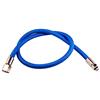 METALSUB Frusta erogatore Intrecciata, Diveflex Blu. (76)