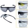 Royal Plus SAS OCCHIALI SOFTAIR POLIGONO 3 LENTI INTERCAMBIABILI NERO 6055B AIRSOFT GOGGLES