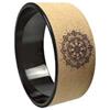Fitness Discount Ruota da Yoga in Sughero Naturale 32x13 cm FD Sport | Yoga Wheel per Flessibilità Schiena, Apertura del Torace, Pilates e Stretching Profondo | Accessorio Robusto per Supporto Posturale e Core