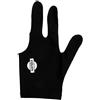 MagiDeal Guanto da Bocce da Biliardo Snooker in Spandex per Mano Sinistra 3 Dito - Nero
