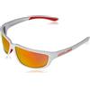 Salice, 001RW OCCHIALE SOLE SR Unisex-Adulto, Bianco/RW Rosso