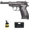 ECOMMUR Galaxy G21N (a molla) | Pistola Airsoft Tipo P38 Calibro 6 mm + valigetta + munizioni PVC (Potenza: 0,29 joule)