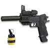 ECOMMUR Pistola tattica Vigor B3 (a molla) | Pistola Airsoft (pallini di plastica da 6 mm) + caricatore (Potenza: 0,13 joule)
