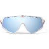 RUDY PROJECT DIFENDER White Gloss/Fade Blue/Red Stripes -White Multilaser Ice UNISEX ADULTI