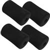 JOINPAYA Set da 4 Foam Roller in Spugna per Attrezzi Palestra Nero, Facile da Installare e Rimuovere, per Prevenire Fastidi e Infortuni nel Corso degli Esercizi