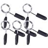 DOITOOL Accessori Molla Clip Collari Esercizio Collari Bilanciere Morsetti per Bar Peso Manubri Manici Powerlifting Sollevamento Pesi Palestra 27mm Esercizio 5Pcs