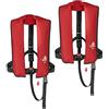 12skipper Set di 2 Giubbotti Automatici da 12 Miglia per Salvataggio, Diversi Modelli, Rot, 165N