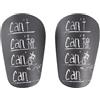 yakermur Mini parastinchi da calcio protege Tibia Shin Pads Graffitis FAI DA TE Protezione per Bambini Giovani E Adulti, Forte Leggero Giochi