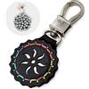 Runzkzy Fionda Fibbia Magnetica Forte per Munizioni per Fionda, Palla d'Acciaio e Palla Cuscinetto, Ciondolo Magnetico in Pelle con Palla d'Acciaio, Supporto per Munizioni con Magnete (Pacchetto B)