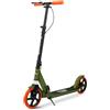 Olsson & Brothers Olsson - Monopattino Cheer, cuscinetti ABEC 9, manubrio con altezza regolabile (90-104 cm), pieghevole, manopole in silicone TPR BMX, sospensione anteriore, poggiapiedi, ruote da 200 mm PU, omologato