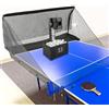 GMSLuu Robot da ping pong con rete, 100 palline capacità 10 modalità 2.4G telecomando 35-90 palle/min