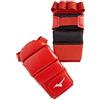 Mizuno guanti grappling jujitsu, mma, blu o rossi (Medium, Rosso)