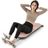 GYMAX Panca Pesi Inclinata con Angolo Regolabile a 3 Livelli, Lunghezza Regolabile, Panca Inclinata Pieghevole per Addominali, Attrezzo da Palestra per Casa (Rosa)