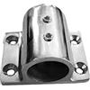 TopHomer 1 pz marina barca mano ringhiera, acciaio inossidabile 316 durevole Stanchion rettangolare base montaggio guida mano raccordo per tubo da 25 mm