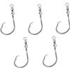 Generico Amo Pesca Tonno con Girella Misura 5/0 Circle Drifting ami Traina