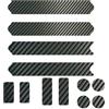 DualColorStampe Adesivi Protezione per Telaio della Bicicletta Pellicola Protettiva Adesiva in Carbonio Nero air free MTB Mountain Bike Bici - B0035