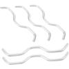 Toddmomy Set 5 Pezzi Connettori per Trampolino Portatile in Acciaio Zincato, Fibbie Sostituibili Design Versatile e Resistente, per Riparazioni Rapide