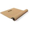 GORILLA SPORTS® Tappetino Yoga - Sughero Naturale, 183x61x0,5 cm, Antiscivolo, Imbottito, Doppio Strato - Tappeto Palestra, Materassino, Allenamento, Pilates, Ginnastica, Fitness