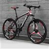 LapooH 26'' Mountain Bike pieghevoli, Bici MTB 21/24/27/30 velocità, ruote a raggi da 26 pollici a sospensione completa, bicicletta antiscivolo per uomo/donna,D,30 speed