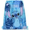 Undercover Sacca da palestra Disney Stitch Bambina - Personalizzata con nome - Borsa sportiva per bambini