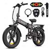 Miyazaki Bicicletta Elettrica Pieghevole per Adulti - Ebike con Motore Brushless - Batteria Rimovibile 48V 14Ah - Bicicletta Elettrica Pieghevole con Pneumatici Fat 20×4.0 - Telaio in Alluminio Aero