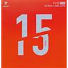 Victas Max 200120 Gomma per Ping Pong, Adesivo fine, Tensione ad Alta energia, V>15, appiccicoso, Rosso