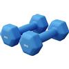 GORILLA SPORTS® Manubri - 2x1,5 kg, Neoprene, Antiscivolo, Esagonali, in Ghisa, Corallo - Pesetti, Coppia Manubri per Braccia, Pesi Palestra per Fitness a Casa, Dumbbell per Allenamento