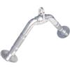 GORILLA SPORTS® Barra per Tricipiti - a Forma di V, in Acciao Cromato, 37 cm lungo, con Giunto Girevole, Carico Max. 200 kg - Maniglia da Allenamento, Attacco per Cavo, Palestra, Fitness, Lat Macchina