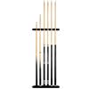 John West - Set da Biliardo Con Supporto da Parete, 2 Stecche Professionali, 2 Standard e 2 Corte