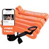 Undersun - Set completo di 5 fasce elastiche per allenamento, include diversi livelli resistenza: extra leggero, medio, pesante ed e un ancoraggio porta fitness altissima qualit
