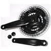 Generico Guarnitura Tripla 24-34-42 Denti con bracci da 152mm Ideale per Bicicletta Mountain Bike MTB 24 pollici