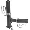GORILLA SPORTS® Adattatore Bilanciere - Olimpico, 50 mm, per Asta da 30 mm, con 2 Chiusure a Molla, Chiavi e Viti, Nero - Manicotto Adattatore per Barra, Palestra, Sollevamento, Fitness, Allenamento