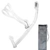 Uniswim Boccaglio da Nuoto con Funzione Girevole, per Allenamento, Nuoto, Snorkeling, Snorkeling, Snorkeling, boccaglio Comodo per Piscina in acque libere (Nero)