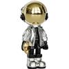 EZ4ENCE Piccola statuetta statua astronauta scultura astronauta decorazione astronauta, sculture decorazione per la casa, decorazione artistica per mensole in argento, decorazione da tavolo con