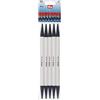 Prym 218654 - Ferri da maglia KST in plastica, 12 mm, 23 cm, colore: Grigio