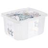 Keeeper Karolina Stitch Turn Around Stacking Box 24L With Lid