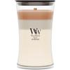 WoodWick Candela profumata | Candela grande a clessidra | Café Macchiato | Regali perfetti per donne