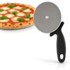 PARENCE. Rotella Tagliapizza Grande - Tagliapizza XXL in Acciaio Inox - Taglio Ampio e Rapido - Manico Ergonomico Antiscivolo - Nero