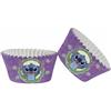 dekora - Pirottini per Cupcake Carta Stitch Disney, 25 Pirottini per Muffin in Carta per Forno e Microonde, Facili da Sformare, 5 x 3 cm, Stitch compleanno