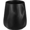 Eyrozia Portaspazzolino in marmo nero per bagno, porta spazzolino da denti, porta spazzolino da denti, organizer per dentifricio, per piano di lavoro del bagno, porta pennelli da trucco, portapenne per