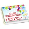 Generico Cioccolatini personalizzabili - Matrimonio - Compleanno - Nascita - Battesimo - Comunione - Cresima - Laurea - SENZA GLUTINE - Cioccolattini Personalizzati 30 pezzi (opzioni quantità) (Compleanno 2)