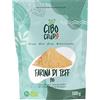 CIBO CRUDO crudo biologico vegan Cibocrudo Farina Di Teff Bianco Avorio Crudo Bio, Naturalmente Priva Di Glutine, Alto Contenuto Di Fibre, Per Ricette Per Pasta, Pane, Biscotti, Crostate, 500 g