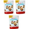 Zeus Party Novità KINDERINI KINDER 3 Buste da 250g di Biscotti a forma di ovetto kinder