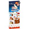 CAIYA Kinder Calendario dell'Avvento MINI FRIENDS con Cioccolatini al Latte, Crunchy Biscuit e Caramello 146g con Portachiavi CAIYA®