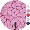 EinsSein 0,5kg Confetti cioccolato rosa chiaro matrimonio battesimo nascita comunione confettata cresima nascita confettis alla laurea decorazioni bimba bomboniere senza mandorla cuoricini confettis
