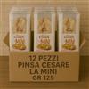 Generico Pinsa Cesare Mini - 12 Basi da 125g - Morbida Dentro e Croccante Fuori - Senza Conservanti - Ideale per Finger Food, Aperitivi, Monoporzione - Pronta in 5 Minuti
