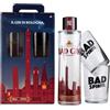 BAD GIN - 43% Vol. - 700ml Gin italiano speziato, confezione regalo due bicchieri Bad Spirits inclusi